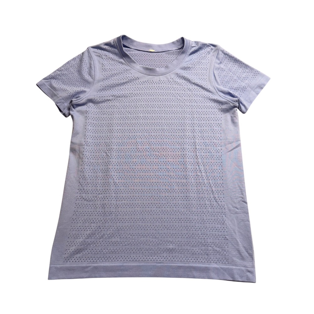 Lululemon Swiftly Tech Short Sleeve Crew Meshβ Running Shirt Purple Periwinkle